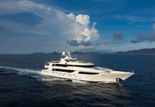 Bacchus Charter Yacht at Palm Beach Boat Show 2016