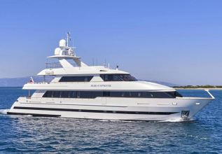 Blue Symphonie Charter Yacht at Palm Beach Boat Show 2014