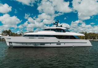 Don't Tell Mom Charter Yacht at Palm Beach International Boat Show 2024
