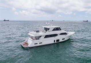 Sanibella Charter Yacht at Fort Lauderdale International Boat Show (FLIBS) 2023