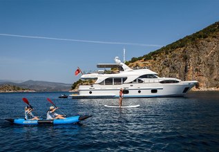 Rebecca V Charter Yacht at Mediterranean Yacht Show 2017