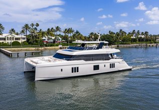 Fat Cat Charter Yacht at Fort Lauderdale International Boat Show (FLIBS) 2025