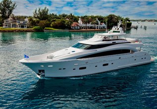 Andrea VI Charter Yacht at Palm Beach Boat Show 2014
