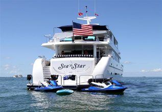 Seas The Day Charter Yacht at Fort Lauderdale Boat Show 2017
