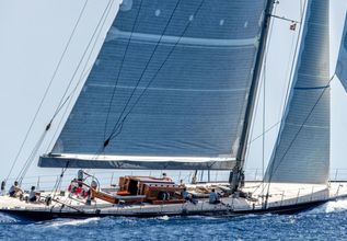 Rainbow Charter Yacht at St. Barth's Bucket Regatta 2015