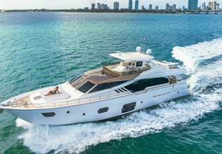 Hoya Saxa Charter Yacht at Palm Beach Boat Show 2016