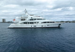 Alegria Charter Yacht at Palm Beach Boat Show 2019