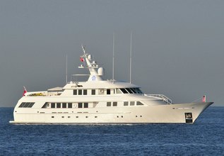 Scorpio Charter Yacht at Palm Beach Boat Show 2014