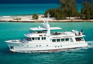 Coastal Drifter Charter Yacht at Palm Beach Boat Show 2023