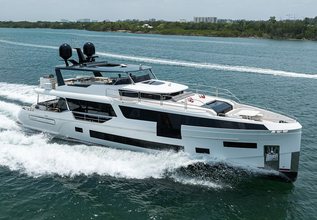 Olympus Charter Yacht at Palm Beach International Boat Show 2025