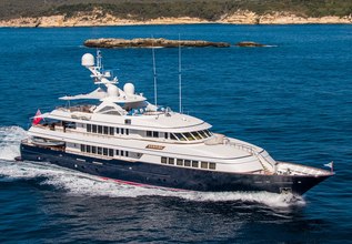 Halcyon Charter Yacht at Fort Lauderdale International Boat Show (FLIBS) 2023