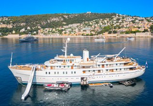 Sherakhan Charter Yacht at Monaco Grand Prix Yacht Charter