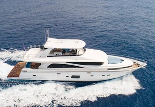 Manikat Charter Yacht at Palm Beach International Boat Show 2024