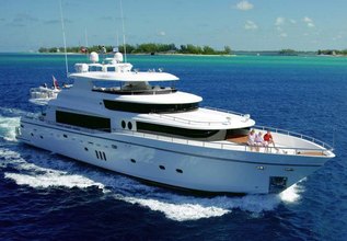 Rich Guys Nickel Charter Yacht at Miami Yacht Show 2019