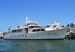 Lady P Charter Yacht at Fort Lauderdale Boat Show 2015