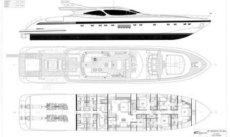 Blue Azur yacht charter Overmarine Motor Yacht