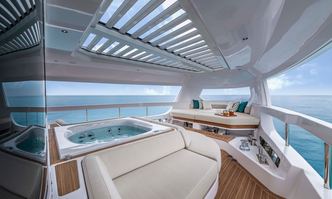 Tethys yacht charter Ferretti Yachts Motor Yacht