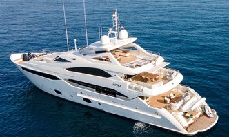 Anya yacht charter Sunseeker Motor Yacht