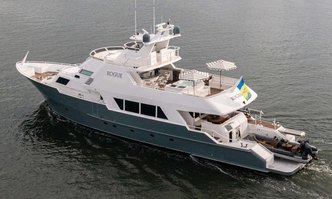 Rogue yacht charter Poole Boat Co. Motor Yacht