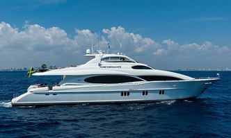 The Job Father yacht charter Lazzara Motor Yacht