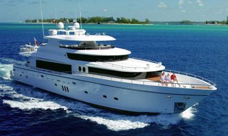 Rich Guys Nickel yacht charter Johnson Yachts Motor Yacht