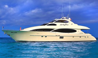 Cedar Island yacht charter Lazzara Motor Yacht