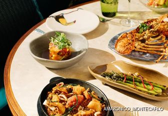Plated Latin cuisine