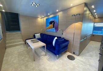 Charter yacht BOLD private seating area