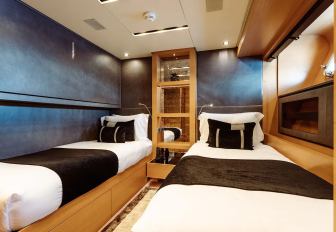 Charter yacht AWAY twin cabin