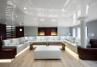 A social space for charter guests on ENIGMA