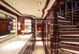 interiors on superyacht rockit