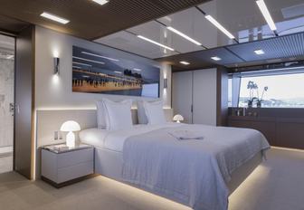 Charter yacht SEVEN SINS double berth guest cabin