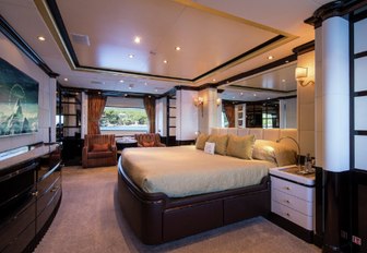 timeless master suite aboard luxury yacht DIANE 