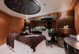 Spa area on Superyacht SUNRAYS