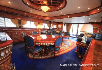 Main salon, Patriot yacht