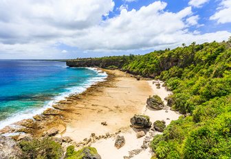 rugged shores of Nuku'alofa, Tonga, South Pacific