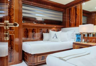 Charter yacht ABILITY twin cabin overview