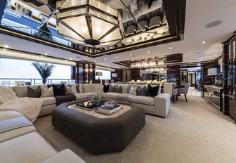 The main salon of luxury yacht 11.11