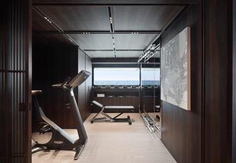 Charter yacht CONTIGO gym and equipment