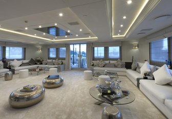 CHAKRA superyacht main salon