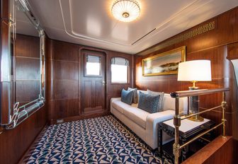 Charter yacht MARALA interior seating area