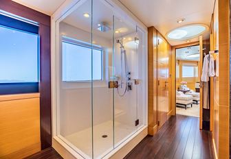 Charter yacht HH NOVERRA ensuite with shower cubicle
