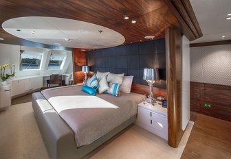 one of two VIP suites on board charter yacht KATINA 