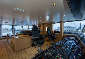 bridge area on board support vessel Game Changer 