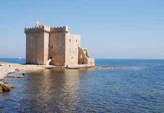 Ancient monastery at Île Saint-Honorat
