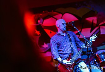 Guitarist on stage at Stars N Bars Abu Dhabi