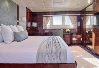  Superyacht charter BLUE SYMPHONIE master cabin overview
