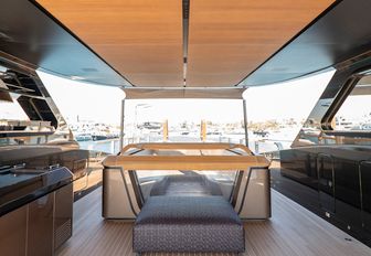 Charter yacht RAJA² deck Jacuzzi