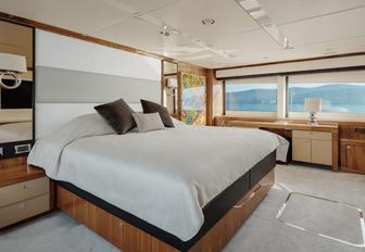 Charter yacht WICKED PLAY master cabin