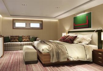 Charter yacht PLANET NINE guest cabin